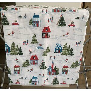 Cupcakes and Cashmere Winter Holiday Christmas Cotton Blend Shower Curtain
